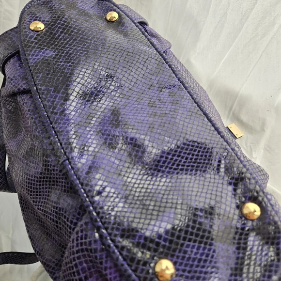 Purple Michael Kors Satchel EUC - Picture 7 of 14